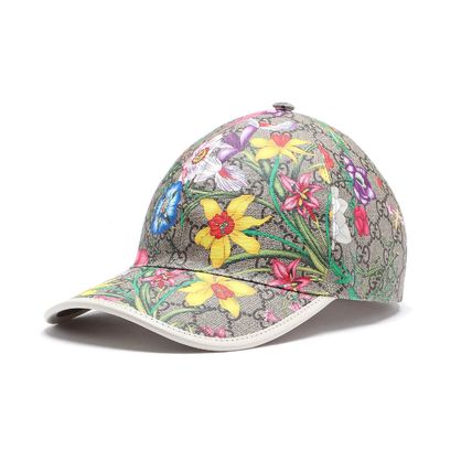 GUCCI 2020 SS Gg Flora Baseball Hat 603986 