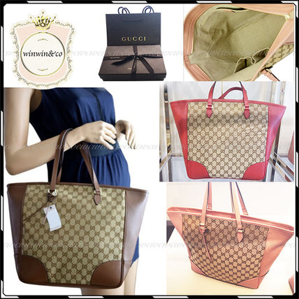 GUCCI Casual Style Canvas Handbags 