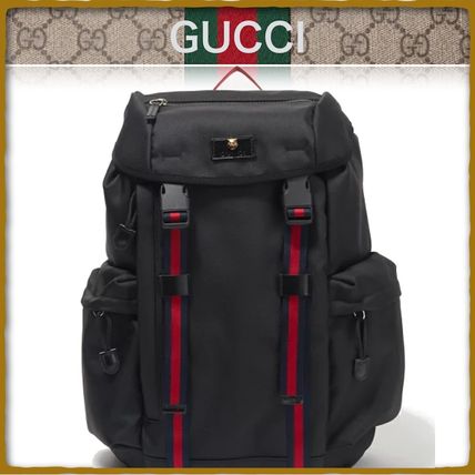 GUCCI Techno Canvas Backpack 429037 K1N1X 