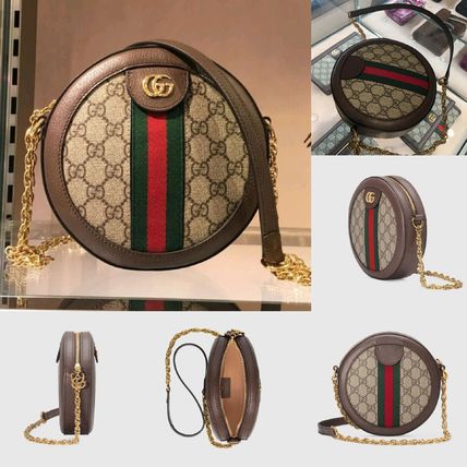 GUCCI Ophidia 2019 SS Ophidia Mini Gg Round Shoulder Bag 550618 96I3B 8745 