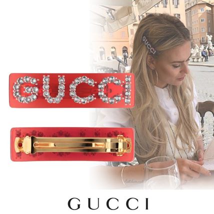 GUCCI 2019 Cruise Barettes Party Style With Jewels Clips 