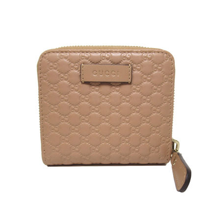 GUCCI Leather French Flap Wallet 449395 