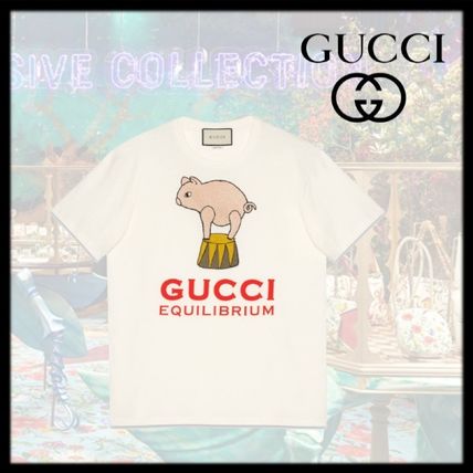 GUCCI 2020 21AW Gucci Equilibrium Oversize T Shirt