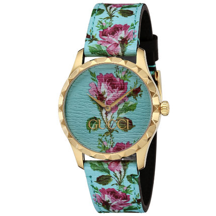 GUCCI Round Quartz Watches Analog Watches GU YA1264085 