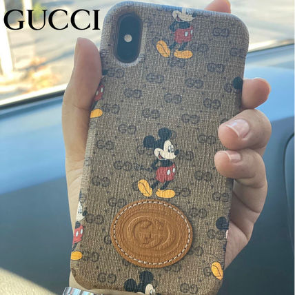 GUCCI 2020 Cruise Monogram Unisex Collaboration Other Animal Patterns Leather 