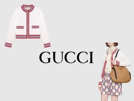 GUCCI GUCCI Wool Silk Cardigan #579820 