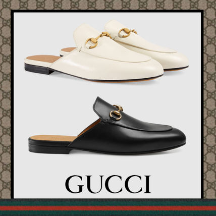 GUCCI Princetown 2019 SS Princetown Leather Slipper 423513 