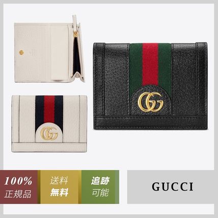 GUCCI Ophidia 2019 20AW Plain Folding Wallet Logo Folding Wallets 