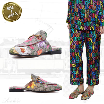 GUCCI Princetown Princetown Gg Flora Slipper