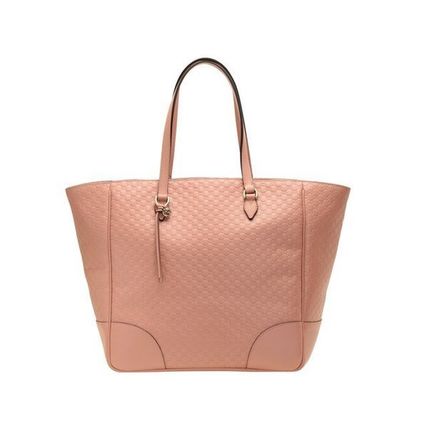 GUCCI 2019 20AW Monogram Casual Style A4 Plain Leather Party Style 