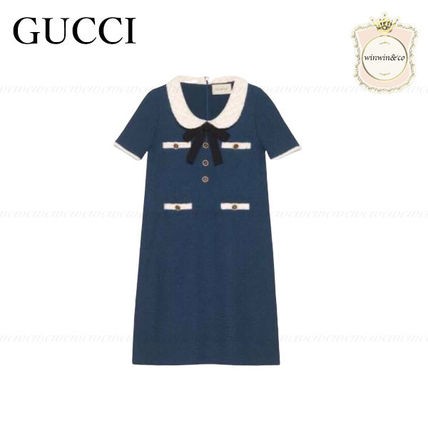 GUCCI 2019 20AW Tweed Dresses 