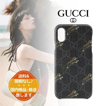 GUCCI Soft Gg Supreme Tigers Iphone XXs Case