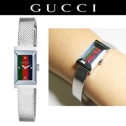 GUCCI 2019 SS Metal Quartz Watches Stainless Elegant Style Analog Watches