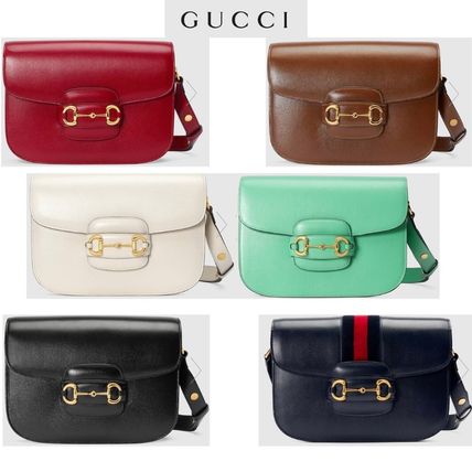GUCCI 1955 Horsebit 2020 SS Casual Style 2WAY Plain Party Style Elegant Style Crossbody 