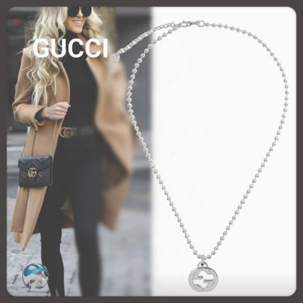 GUCCI Costume Jewelry Casual Style Silver Elegant Style 