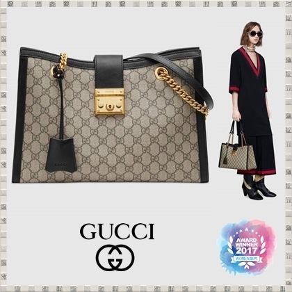 GUCCI 2020 21AW Padlock Medium Gg Shoulder Bag