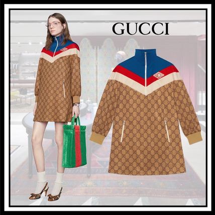 GUCCI 2019 SS Gg Technical Jersey Dress