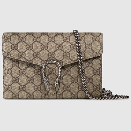 GUCCI Dionysus 2020 SS Dionysus Gg Supreme Chain Wallet