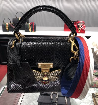 GUCCI Blended Fabrics 2WAY Other Animal Patterns Leather