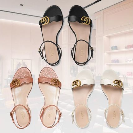 GUCCI GG Marmont WomenS Sandal With Double