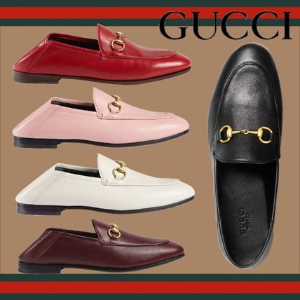 GUCCI 2019 20AW Plain Toe Plain Leather