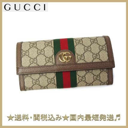 GUCCI Ophidia Gg Supreme Ophidia Continental Wallet