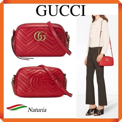 GUCCI 2020 SS Gg Marmont Small Matelasse Shoulder Bag