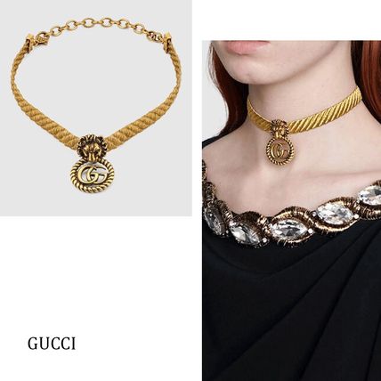 GUCCI Lion Head Choker With Double