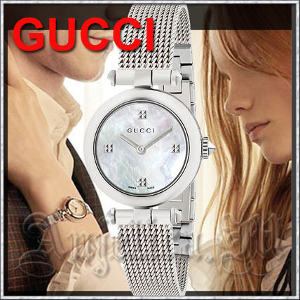 GUCCI 2020 Cruise Casual Style Round Party Style Quartz Watches Stainless 