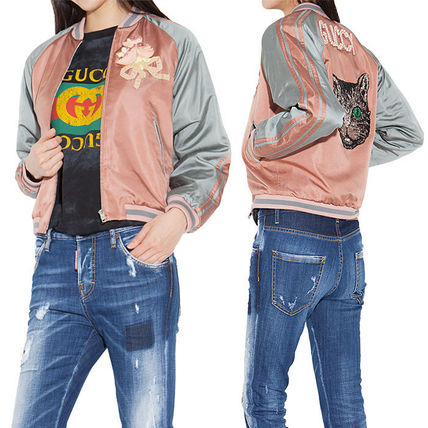 GUCCI Studded Logo Jackets 