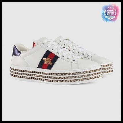 GUCCI Ace 2019 SS Ace Sneaker With Crystals