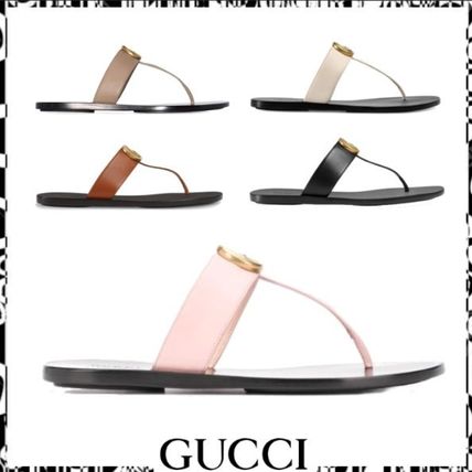 GUCCI 2020 SS Gg Thong Web Sandal