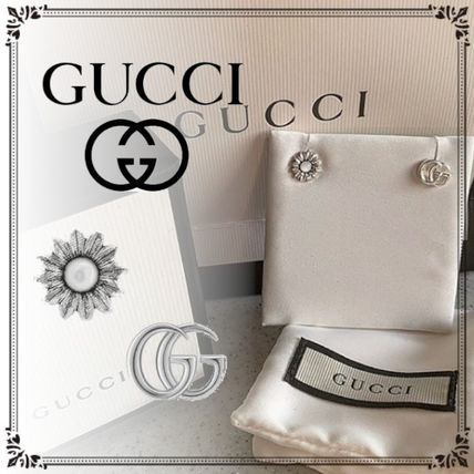 GUCCI 2020 SS Costume Jewelry Casual Style Unisex Blended Fabrics Flower