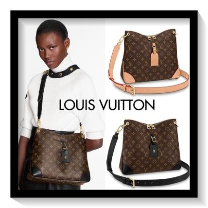 Louis Vuitton 2020 21AW Monogram Canvas Blended Fabrics 2WAY Leather