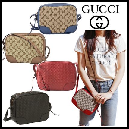 GUCCI Monogram Casual Style Leather