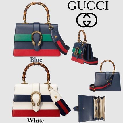 GUCCI Dionysus 2019 20AW Stripes Star 2WAY Leather Elegant Style Handbags 