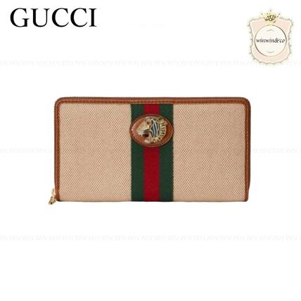 GUCCI 2019 20AW Canvas Long Wallet Long Wallets 