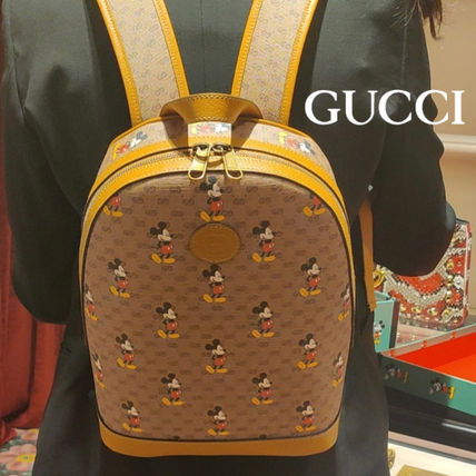 GUCCI 2020 Cruise Monogram Casual Style Unisex Canvas Collaboration 2WAY 