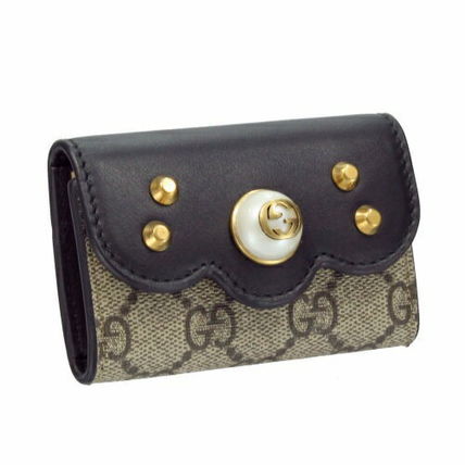 GUCCI Studded Logo KeychainsBag Charms 