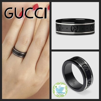 GUCCI Unisex 18K Gold Rings 