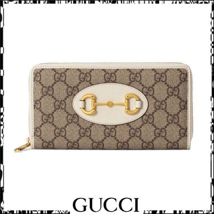 GUCCI GG Supreme 2020 SS Gucci Horsebit 1955 Zip Around Wallet