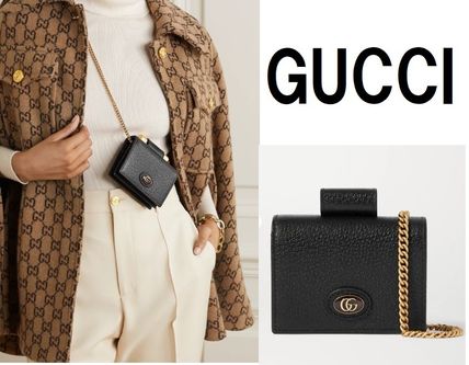 GUCCI 2020 SS Chain Plain Leather Bridal Logo Military 