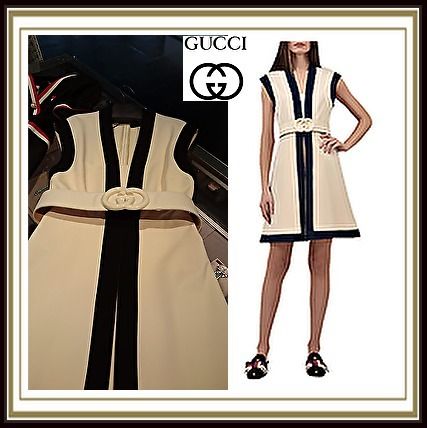 GUCCI Elegant Style Logo Dresses