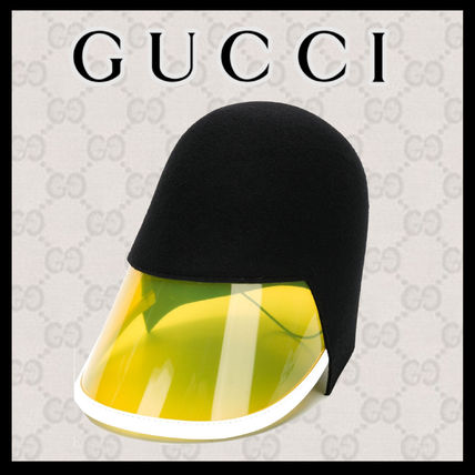 GUCCI Unisex Blended Fabrics Neon Color Sheer