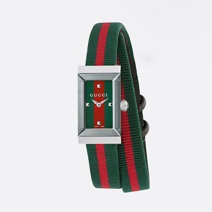 GUCCI Casual Style Square Analog Watches 