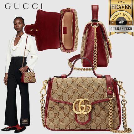 GUCCI GG Marmont 2020 SS Gg Marmont Mini Top Handle Bag