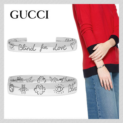 GUCCI Bangles Casual Style Silver Bracelets 