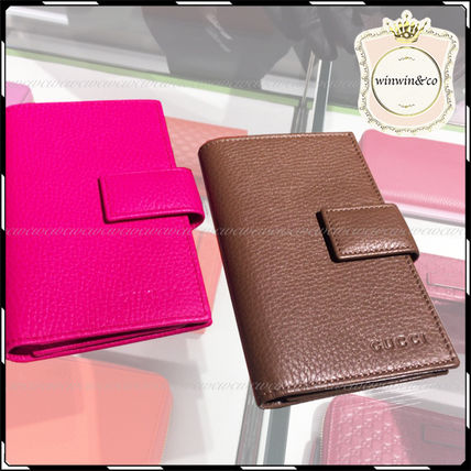 GUCCI Plain Folding Wallet Card Holders 363420 