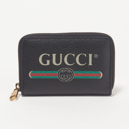 GUCCI 2018 SS Unisex Leather Long Wallet Coin Cases 
