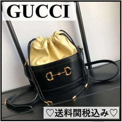 GUCCI 2020 SS Street Style 2WAY Plain Leather Crossbody Logo Shoulder Bags 